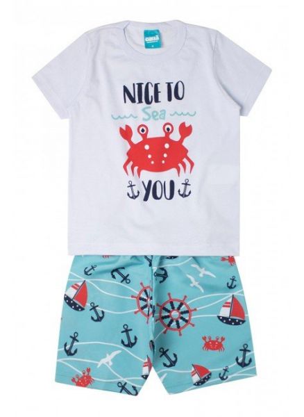 Conjunto Infantil Branco Siri