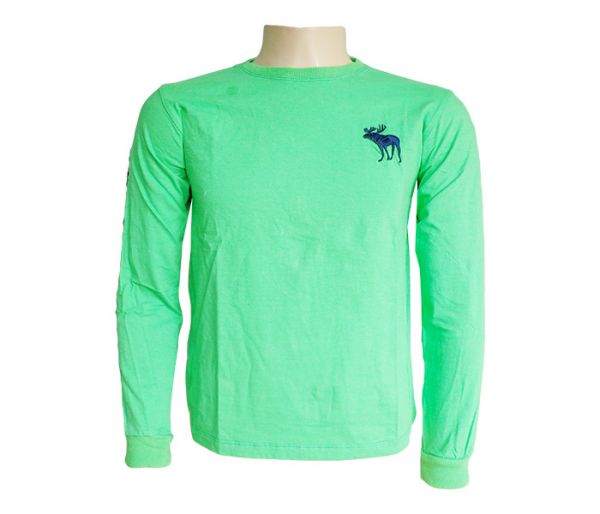 Camisa Abercrombie Manga longa Verde