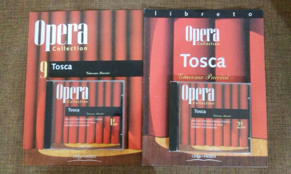 Tosca 2 cd's 1 monografia e 1 libreto