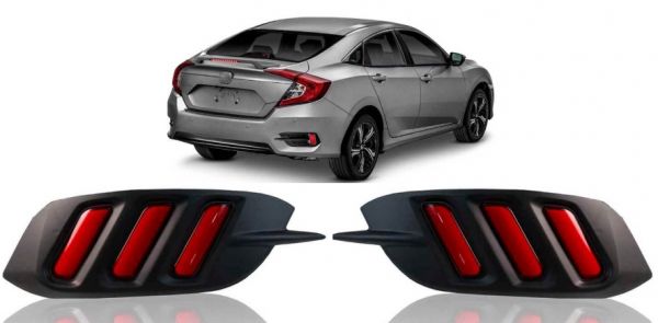 DRL Traseiro Honda Civic 2017 a 2020
