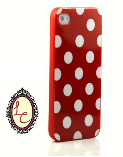 Case Polka Dots Vermelha - iPhone 5/5S