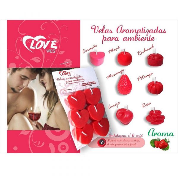 Velas Aromatizadas Para Ambiente Love Yes