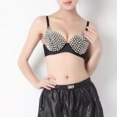 Sutiã Strass Sexy Punk