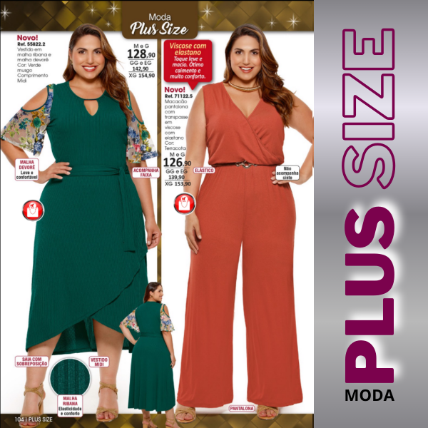 Plus Size Feminino