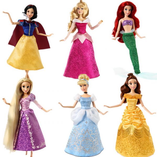 1 X Princesa Rapunzel/Ariel/Auraro/Belle Bonecas Brinquedos 12 Articulações Móveis Para Crianças Men