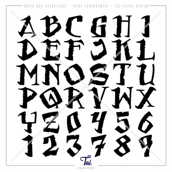Arquivo de Corte Letras Moana