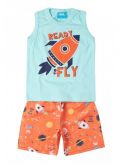 Conjunto Infantil Regata Laranja