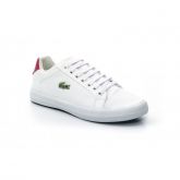 SAPATENIS LACOSTE BRANCO C/ ROSA FEMININO