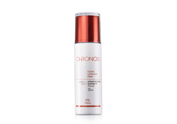 Fluido Protetor Facial Ultraleve FPS60 Chronos - 50 ml