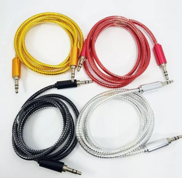 abo Auxiliar P2 X P2 Reforçado Mp3 Mp4 Cell 1mt (CORES DIVERSAS)