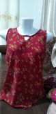 BLUSA SEM MANGA FLORES