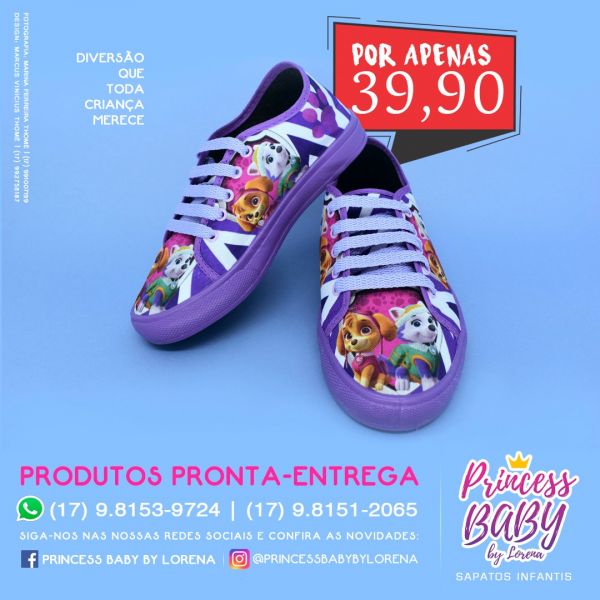 Tênis Infantil Patrulha Canina