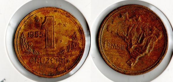 BX236/1 - 1 Cruzeiro 1955 - 1.758.000