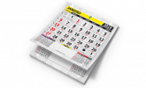 Bloco de Calendário para Folhinha