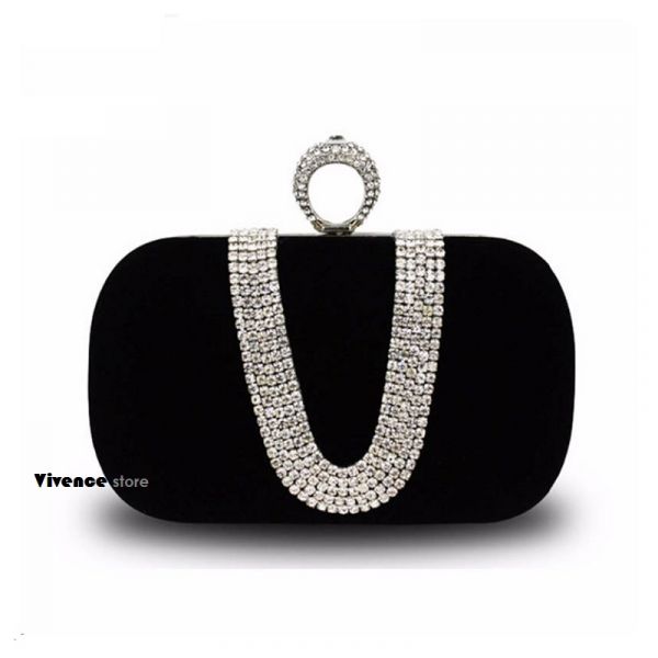 Bolsa Luxo Strass - 05 cores disponíveis - Cod.: 704