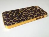 CASE GLITTER DE ONCINHA PARA IPHONE 5 e 5S