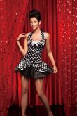 FANTASIA LUXO Rockabilly CORSELET com saia