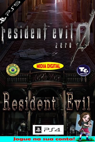 Kit Resident Evil Origins RE0 + RE1 - PS5