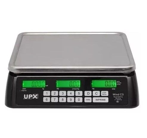 Balança Upx D3 Com Bateria Com Capacidade 32 Kg Selo Inmetro