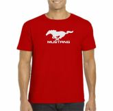 Camiseta Auto Ford Mustang Vermelho