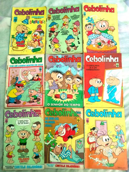 CEBOLINHA-LOTE COLEÇÃO COM 9 HQS-EDITORA ABRIL