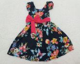 Vestido Floral Preto