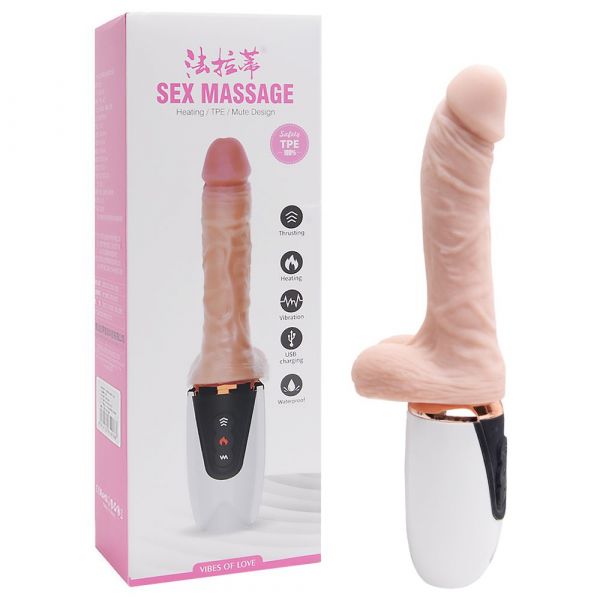 Pênis Realístico Vibrador Sex Massage Dibe