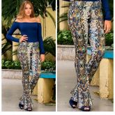 Calça Flare Cobra