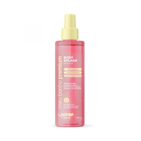 BODY SPLASH BELLE PINK C/ GLITTER LABPOP LABOTRAT