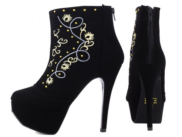 1-Ankle Boot com meia pata feminina- bota cano curto ARRASADORA inverno luxo
