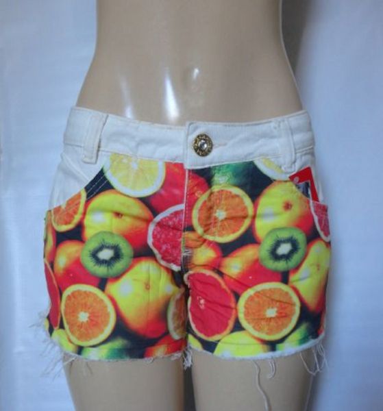 SHORT JEANS FRUTAS