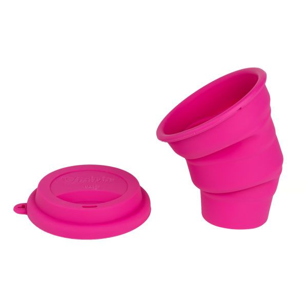 Copo de silicone retrátil para higienizar 480ml - Violeta Cup