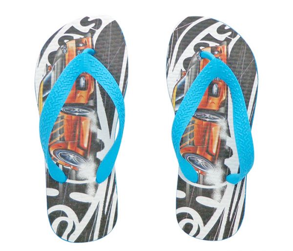 Chinelo Infantil Hot Wheels Azul 17