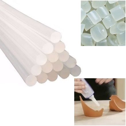 Bastão cola quente silicone branca super forte 30cm 10 Und