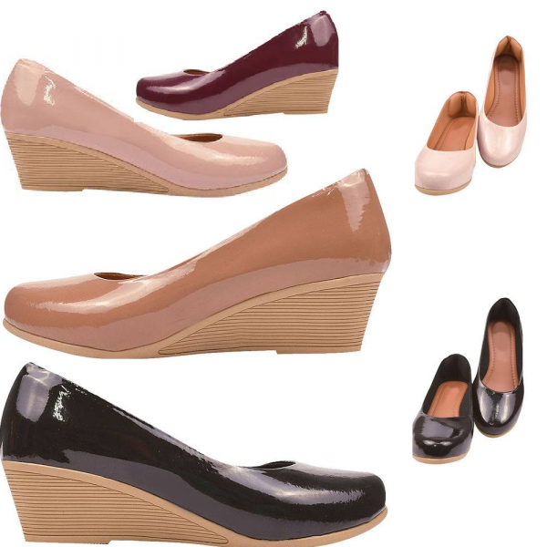 Scarpin Anabela - Salto Médio