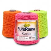 Barbante EuroRoma N°6 - 600 GR Fluorescente cada(Cor e numeração do pedido na caixa de mensagem)