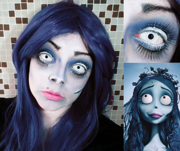 Crazy Halloween white - 14mm