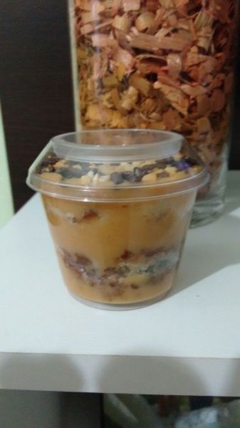 pote  cake sabor doce de leite