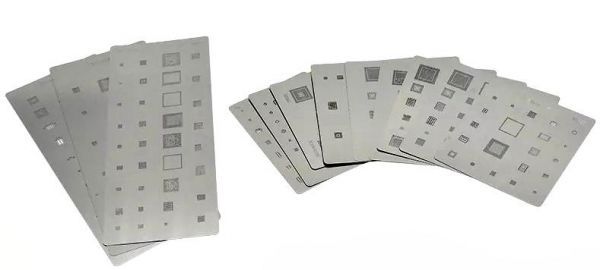 Stencil Kit Bga Reballing Samsung 12 Placas