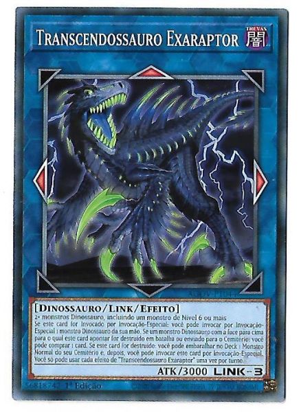 Yu-Gi-Oh Transcendossauro Exaraptor - Comum