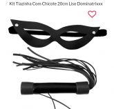 KIT CHICOTE E MASCARA
