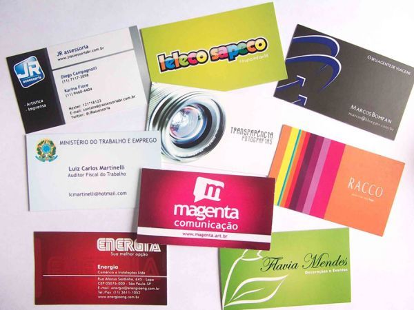 Cartões de Visita 4/1  1.000 unidades