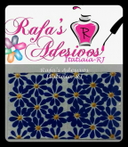 Adesivos artesanais tema flores