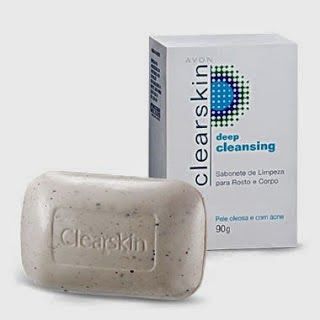 Sabonete de Limpeza Produnda Para o Rosto e Corpo Clearskin