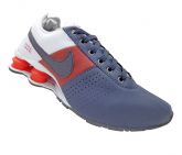 Tênis Nike Shox Deliver Azul Marinho Vinho e Branco