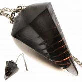 81072 - Pêndulo Orgonite de Turmalina Negra