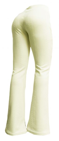 Calça branca offwhite(48/50-52/54)plus size, flare ou reta, cintura alta, tom creme bem claro
