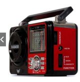 Rádio Retrô Vintage c/ lanterna Portátil Mp3 Usb Cartão Sd Pen Drive Am Fm