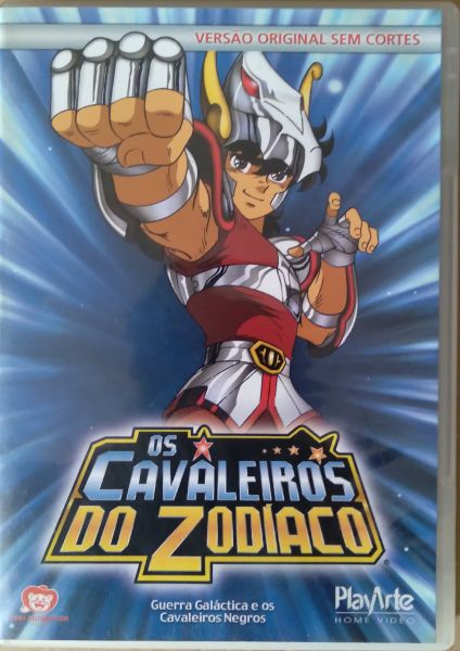 DVD Os Cavaleiros do Zodíaco Vol. 1 - Guerra Galáctica e os Cavaleiros Negros