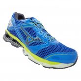Tênis Mizuno Wave Creation 13 Azul Royal e Verde Limão